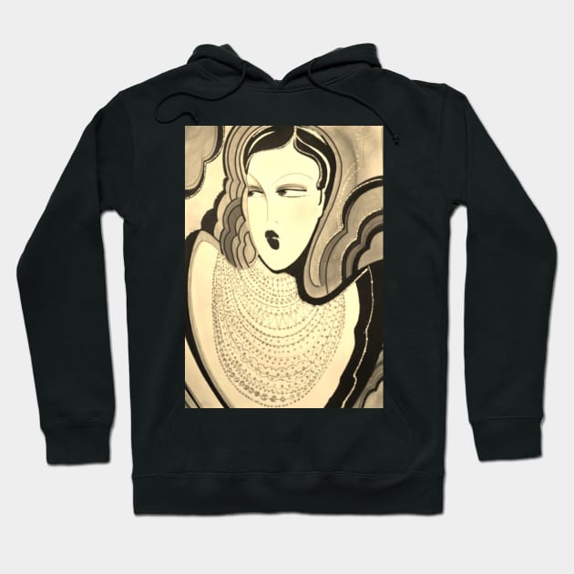 SEVENTIES ART DECO MANNEQUIN Hoodie by jacquline8689